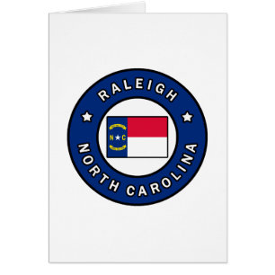 Cartão Raleigh Carolina do Norte