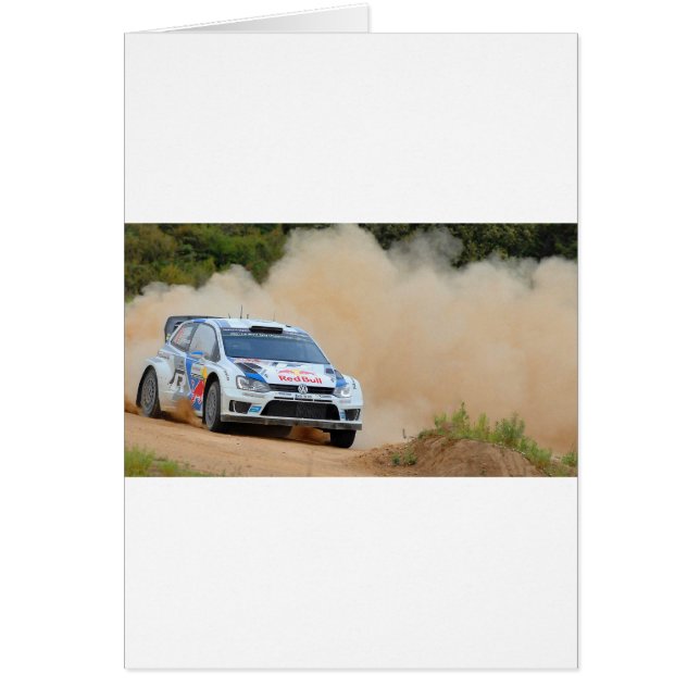 Cartão Rally Car (Frente)