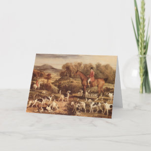 Cartão Ralph Lambton e seus Hounds por James Ward