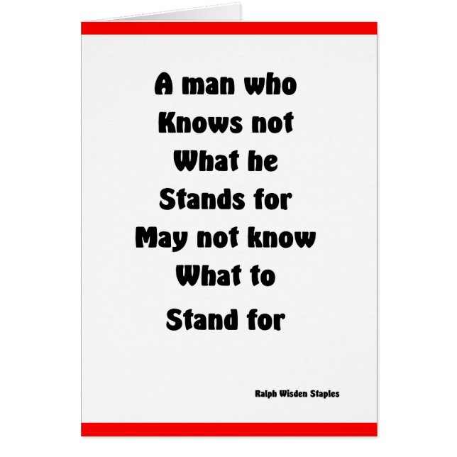 Cartão Ralph wisden agrava a motivação (Frente)