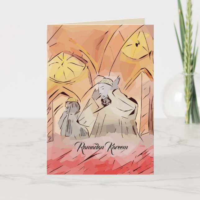 Cartão Ramadan card created for this holy month (Frente)