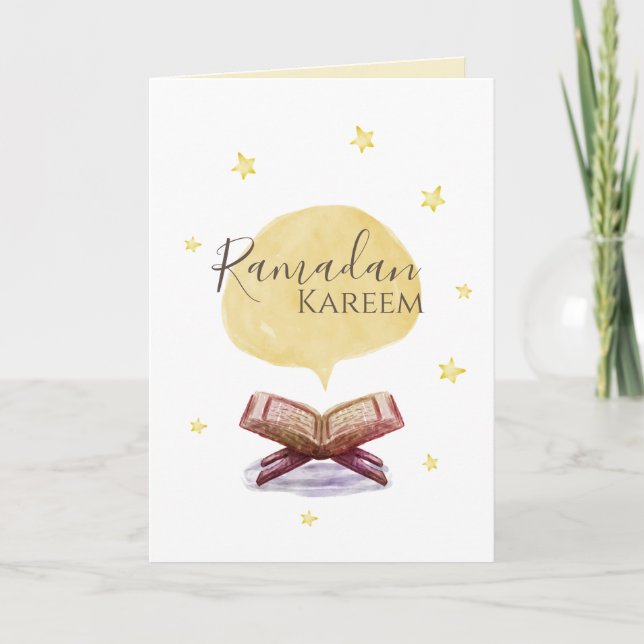Cartão Ramadan Kareem Gift card (Frente)
