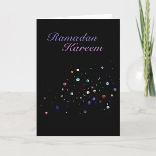 Cartão Ramadan Kareem Glitter