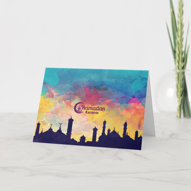 Cartão Ramadan Kareem Greeting Cards (Frente)