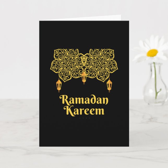Cartão Ramadan Kareem Meaning - Eid Mubarak 2026   (Planta pequena)