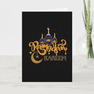 Cartão Ramadan Kareem Mubarak Fasting