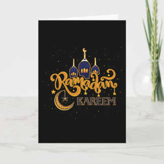 Cartão Ramadan Kareem Mubarak Fasting