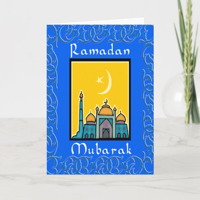 Cartão Ramadan Mubarak Card (Frente)