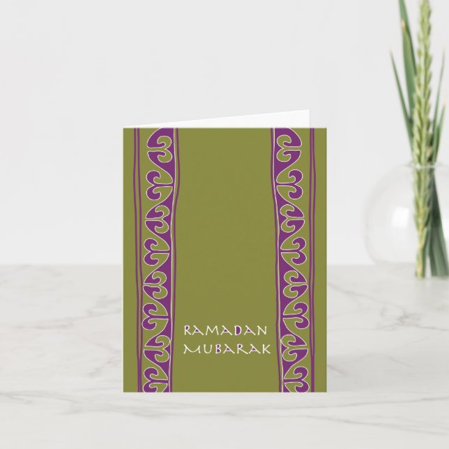Cartão Ramadan Mubarak Note Card (Frente)