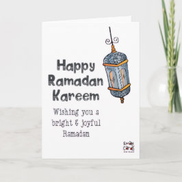 Cartão Ramadão - Bênçãos do Mês Santo