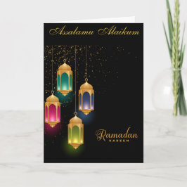 Cartão Ramadão Kareem & Eid Mubarak Saudação Personalizad
