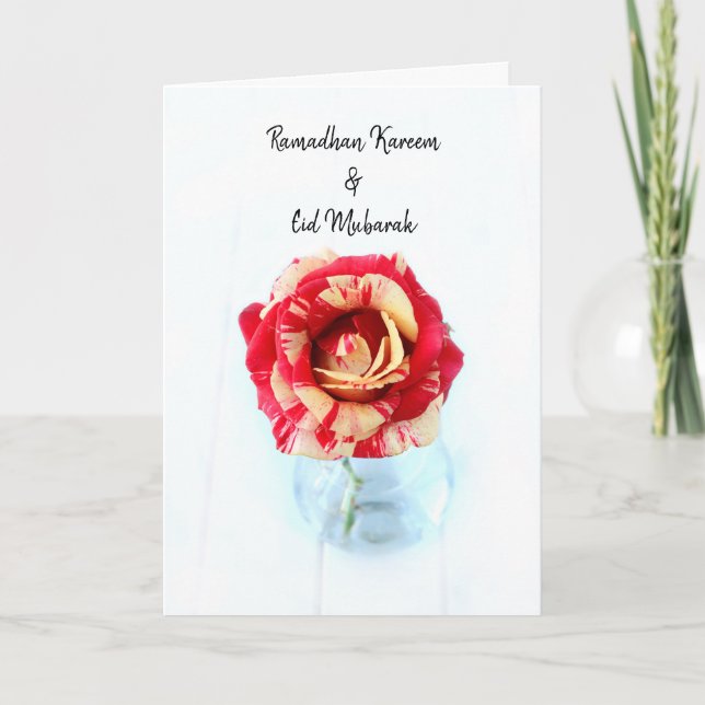 Cartão Ramadhan Kareem e Eid al Mubarak Card (Frente)
