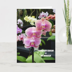 Cartão Ramadhan Kareem e Eid Mubarak