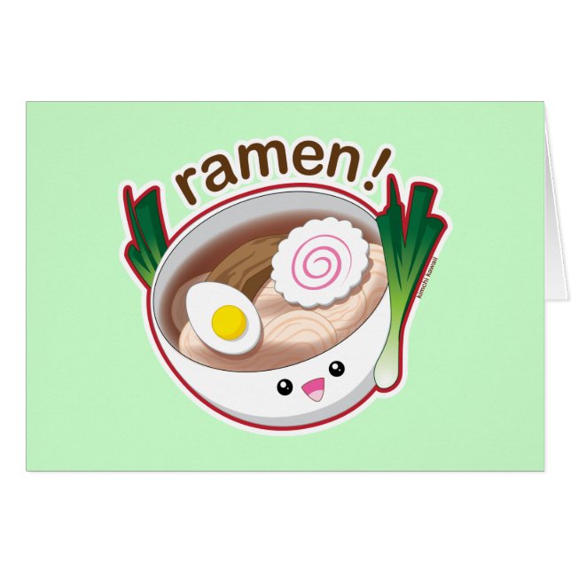 Cartão Ramen! (Frente Horizontal)