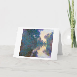 Cartão Ramo do Sena perto de Giverny, Monet