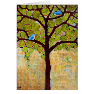 Cartão Ramo na folha