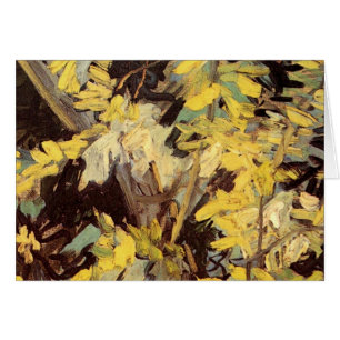 Cartão Ramos de Acácia Floridos por Vincent van Gogh