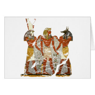 Cartão Ramsés,horus,anubus