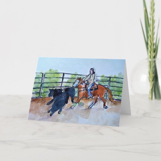 Cartão Ranch Sorting greeting card (Frente)