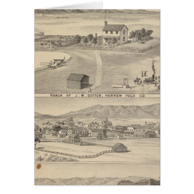 Cartão rancho Winters Dutton (Frente)