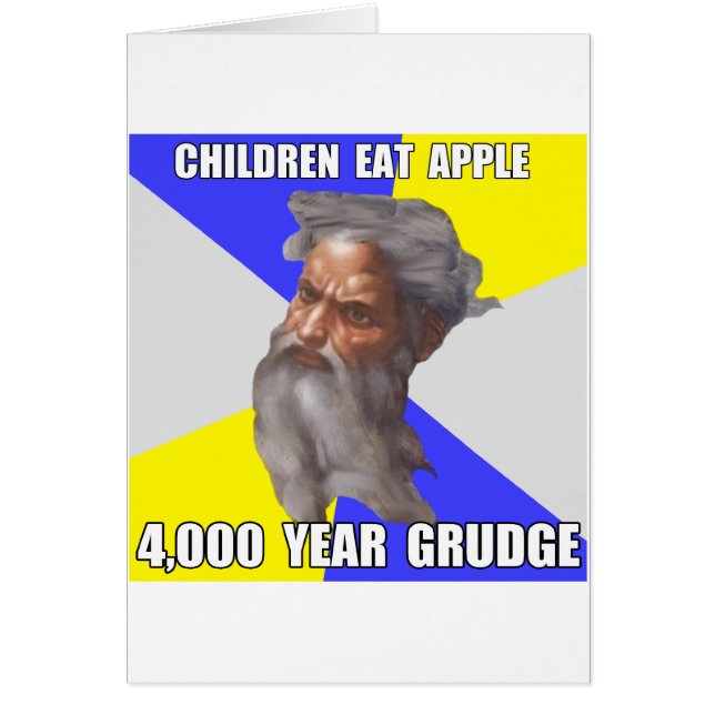 Cartão Rancor do deus do troll (Frente)