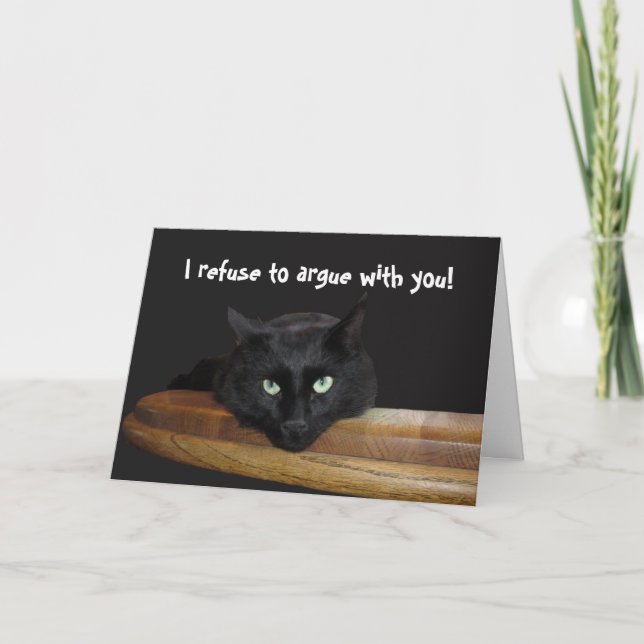 Cartão Ranger Black Cat Best Mom Mother's Day Card (Frente)
