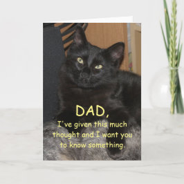 Cartão Ranger Kitty Honored Kid Father's Day Card