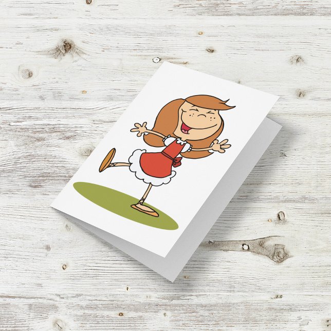 Cartão Rapariga (Criador carregado)