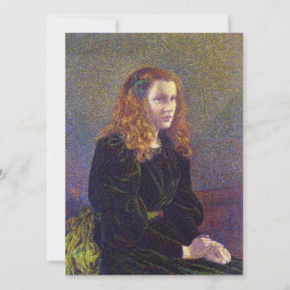 Cartão Rapariga em Verde (por Theo van Ryszard berghe)