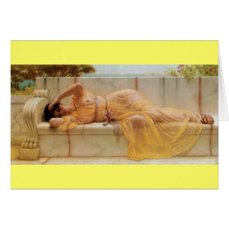 Cartão Rapariga na Loucura - John Godward