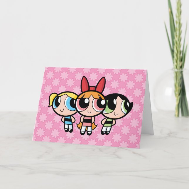 Cartão Raparigas Powerpuff: Açúcar, especiarias e tudo de (Frente)