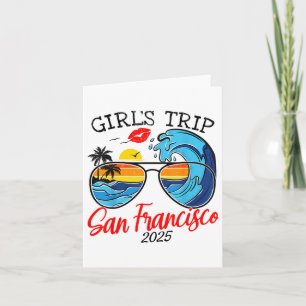 Cartão Raparigas Trip San Francisco 2025 Mulheres Nascime