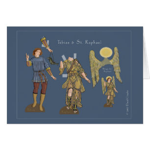 Cartão Raphael de Tobias e de St.