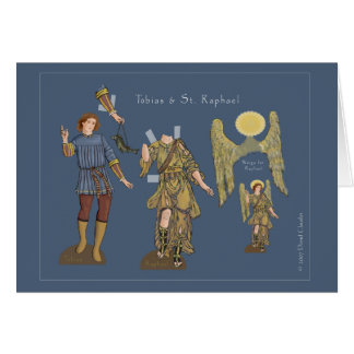 Cartão Raphael de Tobias e de St.