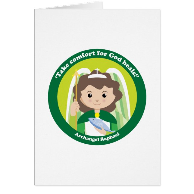 Cartão Raphael, o Arcanjo (Frente)