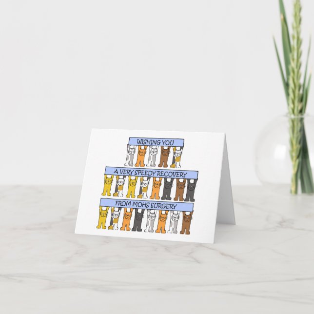 Cartão Rápida recuperação da cirurgia de Mohs (Frente)