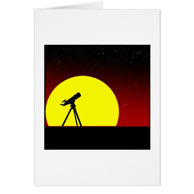 Cartão Rápido pôr do sol (Frente)