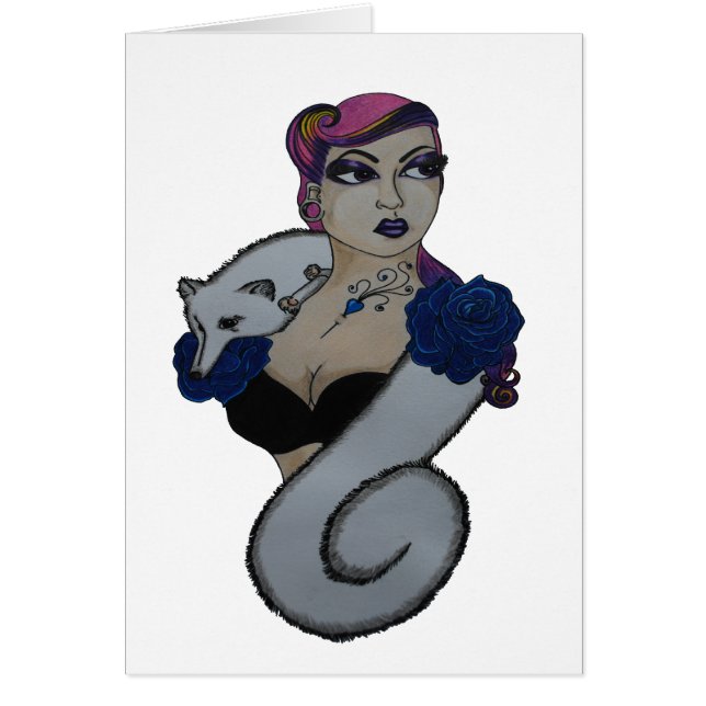 Cartão raposa (Frente)