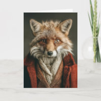 Raposa Elegante em Estilo Aconchegante