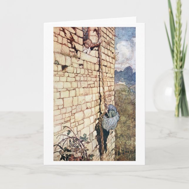 Cartão Rapunzel (Frente)