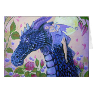 Cartão rasgos do dragão por Lori Karels