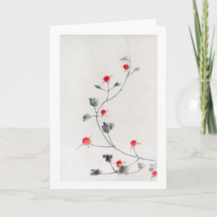 Cartão Raspberry, Hokusai, Ukiyo-e