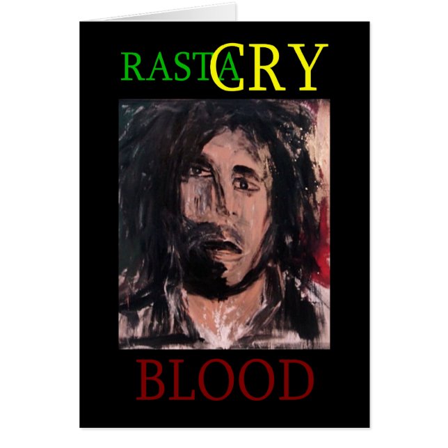 CARTÃO RASTA CHORA SANGUE (Frente)