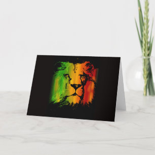 Cartão Rasta Lion