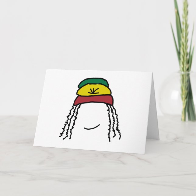 Cartão Rasta Smile (Frente)