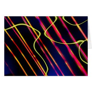 Cartão Rastreios de luz OVNI