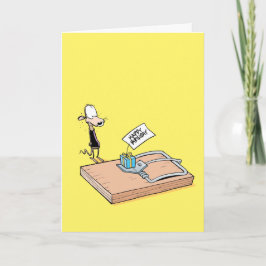 Cartão Rat Trap Happy Birthday Card