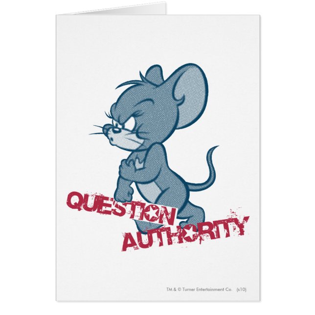 Cartão Rato 2 de Tom e Jerry Tough (Frente)