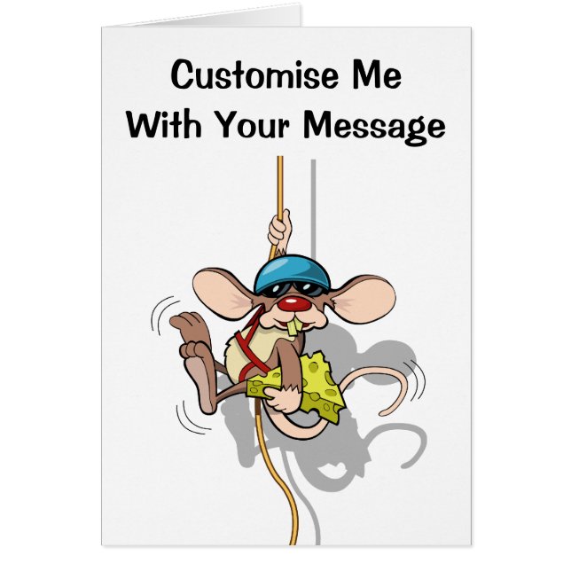 Cartão Rato de escalada (Frente)