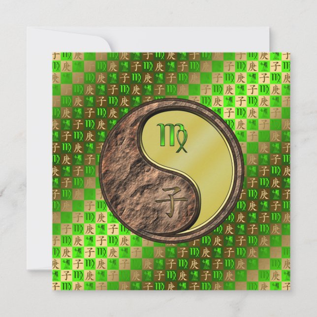 Cartão Rato de Virgem e Metal (Frente)